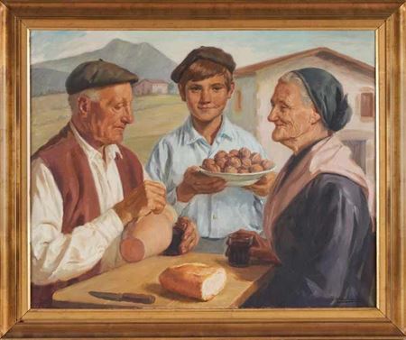 La pause de onze heures au pays basque by Maurizio Flores Kaperotxipi - Auction record, sale price, and art valuation. Compare with similar artists and explore comparable artworks.