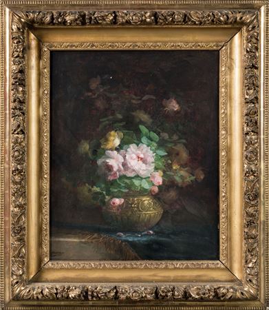 Roses in a copper