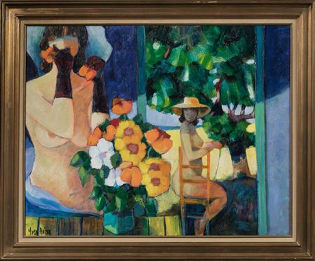 Woman with black gloves. by Yves Aubry - Auction record, sale price, and art valuation. Compare with similar artists and explore comparable artworks.