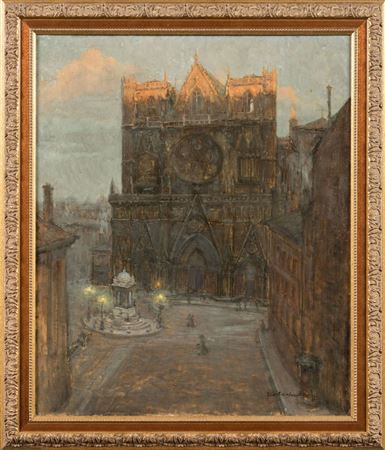 Saint-Jean Cathedral at sunset