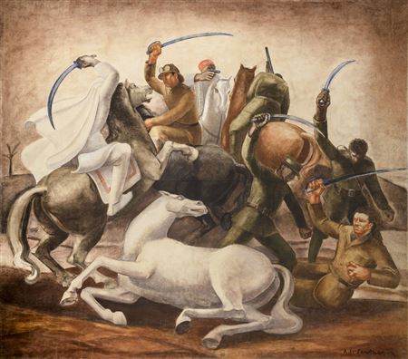 The battle