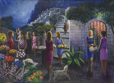 Capri, 1975 by Elaino Fantuzzi - Auction record, sale price, and art valuation. Compare with similar artists and explore comparable artworks.