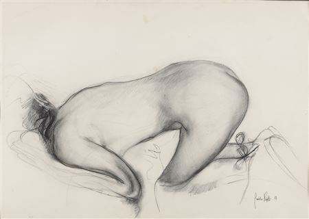 Nude of a woman, 1983 by Guido Razzi - Auction record, sale price, and art valuation. Compare with similar artists and explore comparable artworks.