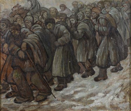 Russian Campaign, 1942 by Paolo Ricci - Auction record, sale price, and art valuation. Compare with similar artists and explore comparable artworks.