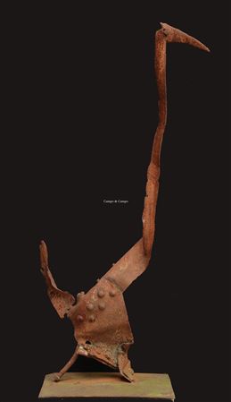 Oiseau avec un long cou by Ludo Giels - Auction record, sale price, and art valuation. Compare with similar artists and explore comparable artworks.