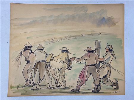 "En el palenque" by Eduardo Vernazza - Auction record, sale price, and art valuation. Compare with similar artists and explore comparable artworks.