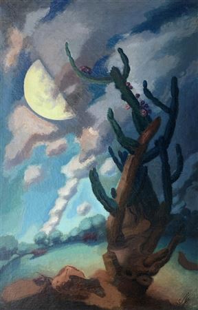 Moon and Thistle