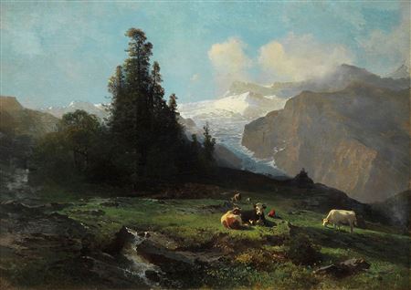 Sample artwork by Jacques Dunant (1825 - 1870), known for painting - View similar artists and auction records