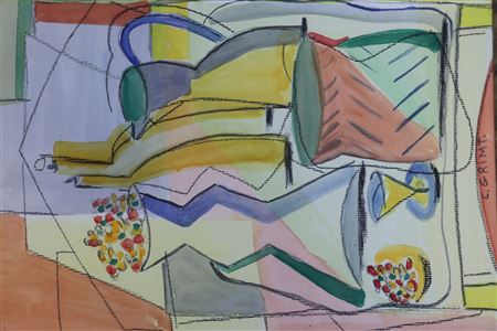 "Still life with vases"