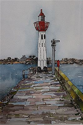 "The Saint/Vaast/la/Hougue Lighthouse" by Olga Biloshenko - Auction record, sale price, and art valuation. Compare with similar artists and explore comparable artworks.