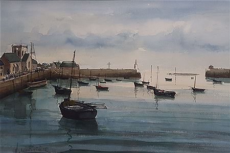 "The Port of Barfleur"