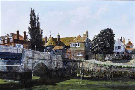 Sample artwork by Michael John Hunt (Born 1941), known for landscape painting - View similar artists and auction records
