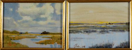 SOUTH CAROLINA SCENE and MIRRORS (Charleston Marsh Scenes) (2)