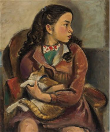 Yuriko and Mimi by Usaburo Ihara - Auction record, sale price, and art valuation. Compare with similar artists and explore comparable artworks.