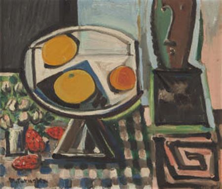 Still with sculpture by Masao Tsuruoka - Auction record, sale price, and art valuation. Compare with similar artists and explore comparable artworks.