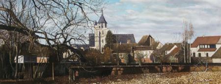 Illiers-Combray with small church