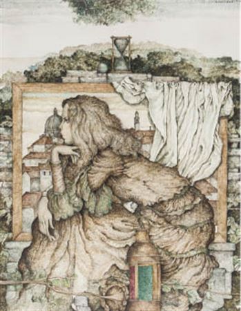 Hourglass (view with woman)