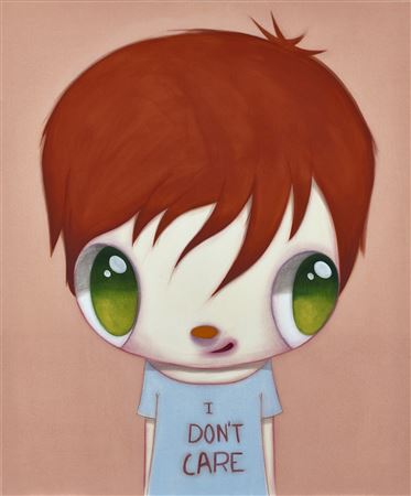 I DON'T CARE by Javier Calleja - Auction record, sale price, and art valuation. Compare with similar artists and explore comparable artworks.