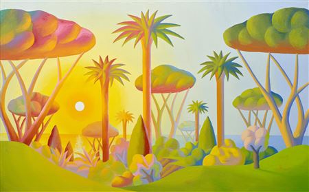 Sample artwork by Salvo (1947 - 2015), known for italian modernist art, arte povera movement, figurative painting - View similar artists and auction records