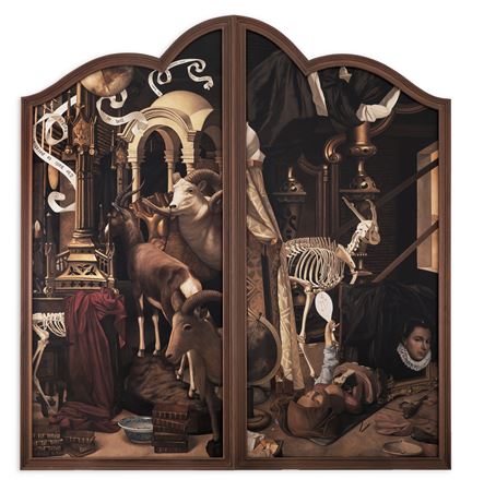 The Private Expectation of God and the Common Reason of Investment (diptych)