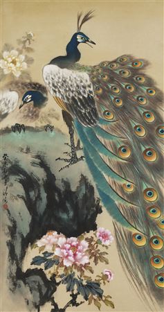 Peacocks by Qingyuan Lu - Auction record, sale price, and art valuation. Compare with similar artists and explore comparable artworks.