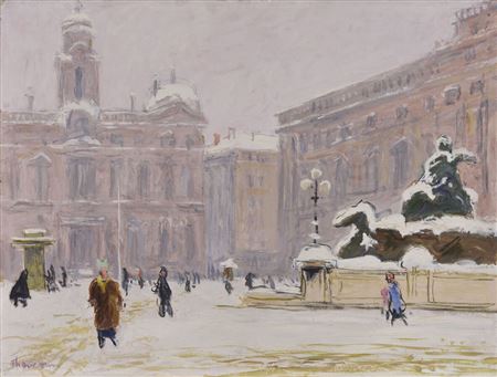 Sample artwork by Pierre Thevenin (1905 - 1960), known for paintings - View similar artists and auction records