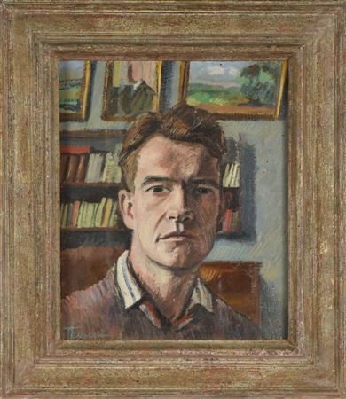 Presumed self-portrait. by Pierre Thevenin - Auction record, sale price, and art valuation. Compare with similar artists and explore comparable artworks.