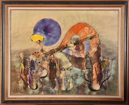 Musical still life. by Jan Vakowskai - Auction record, sale price, and art valuation. Compare with similar artists and explore comparable artworks.