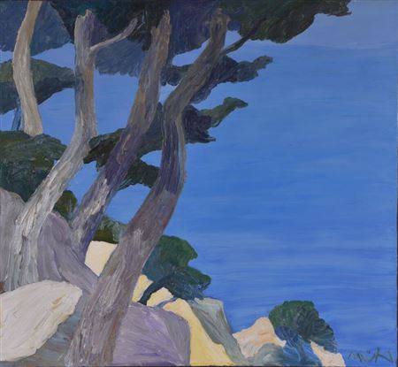 The pines by Roger Muhl - Auction record, sale price, and art valuation. Compare with similar artists and explore comparable artworks.