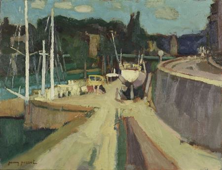 Sample artwork by Jean Perret (1910 - 2003), known for painting - View similar artists and auction records