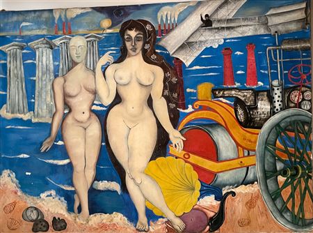 Metaphysical allegory of the industrial arts