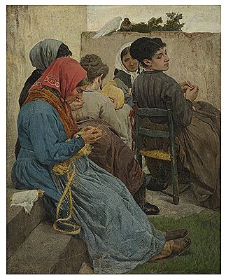 Le trecciaiole di paglia