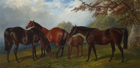 'Polydora', 'Annette', 'Salisbury', 'Polyxena', Mares Belonging to Earl Spencer