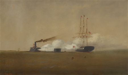 Sample artwork by Alexander Stuart (1831 - 1898), known for marine-ship portrait painting - View similar artists and auction records