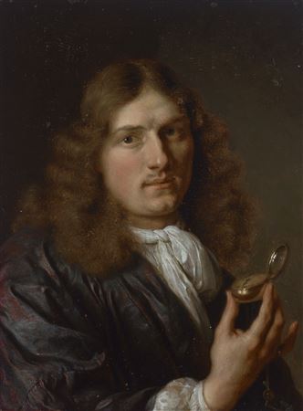 Portrait of the artist, half-length, holding a fob watch by Ary De Vois - Auction record, sale price, and art valuation. Compare with similar artists and explore comparable artworks.
