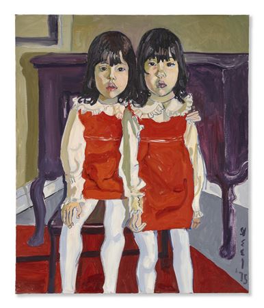 The De Vegh Twins by Alice Neel - Auction record, sale price, and art valuation. Compare with similar artists and explore comparable artworks.