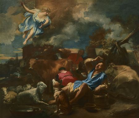 The Annunciation to the Shepherds by Livio Mehus - Auction record, sale price, and art valuation. Compare with similar artists and explore comparable artworks.