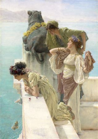 A Coign of Vantage by Sir Lawrence Alma-Tadema - Auction record, sale price, and art valuation. Compare with similar artists and explore comparable artworks.