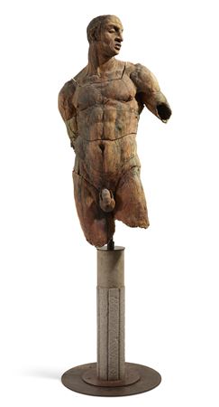 Torso de hombre amarillo by Javier Marin - Auction record, sale price, and art valuation. Compare with similar artists and explore comparable artworks.
