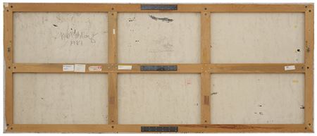 Untitled - auctioned 11/07/2023 - Jean-Michel Basquiat signature example for authentication verification from auction lot 7573558
