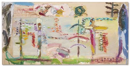 Celebration by Joan Snyder - Auction record, sale price, and art valuation. Compare with similar artists and explore comparable artworks.