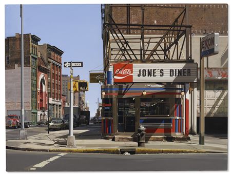 Jone's Diner by Richard Estes - Auction record, sale price, and art valuation. Compare with similar artists and explore comparable artworks.