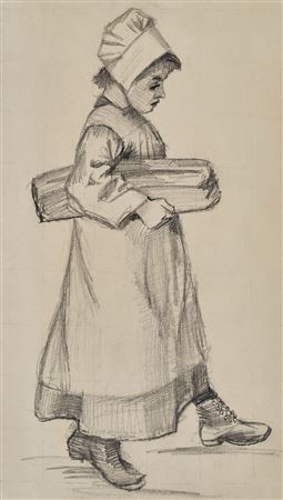 Jong meisje met een brood (Young Girl with a Loaf of Bread) - Image 1 of 4