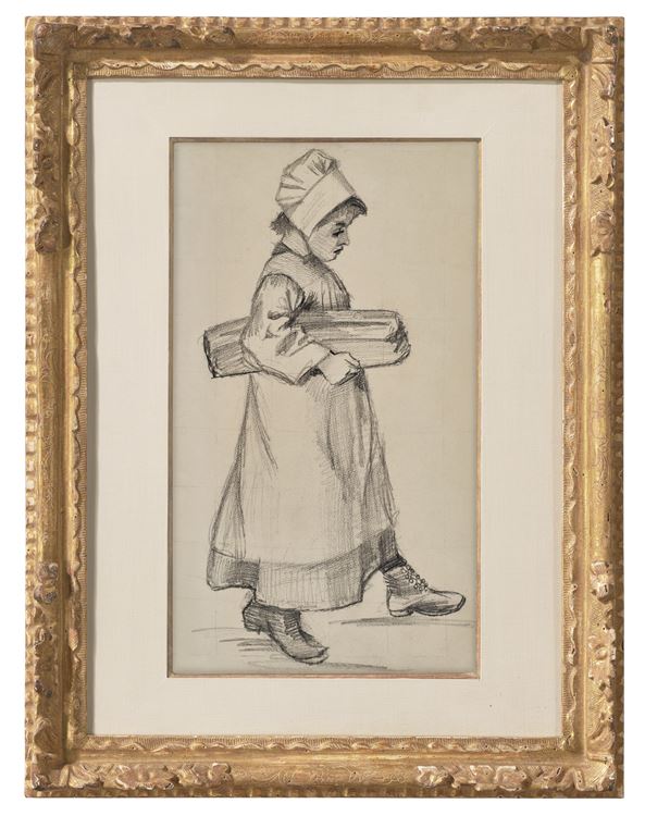Jong meisje met een brood (Young Girl with a Loaf of Bread) - Image 2 of 4