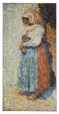 Frau mit Kopftuch/ Boerin