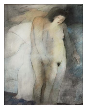 Les Amants (The lovers) by Colette Bitker - Auction record, sale price, and art valuation. Compare with similar artists and explore comparable artworks.