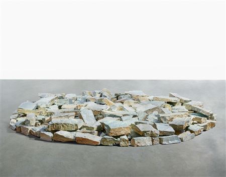 Green Quartz Circle by Richard Long - Auction record, sale price, and art valuation. Compare with similar artists and explore comparable artworks.