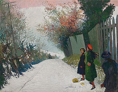 Footpath in the Snow