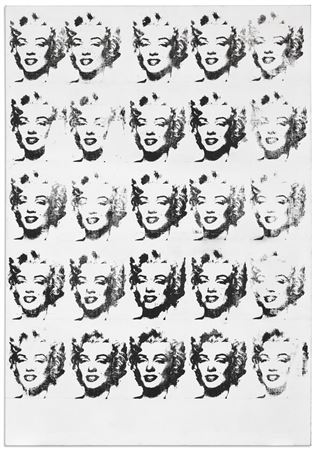 Warhol 25 Marilyns