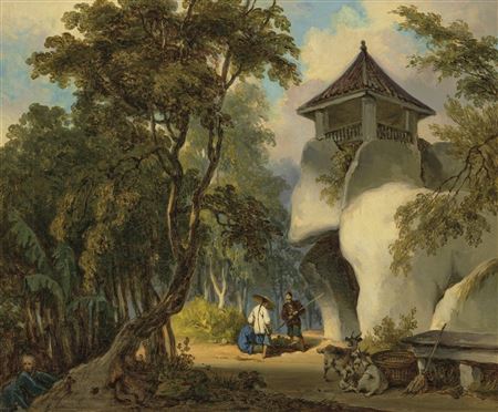 The Grotto of Camões, Macau by George Chinnery - Auction record, sale price, and art valuation. Compare with similar artists and explore comparable artworks.